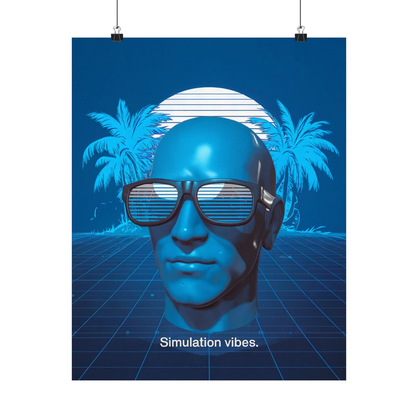 Simulation Vibes Poster