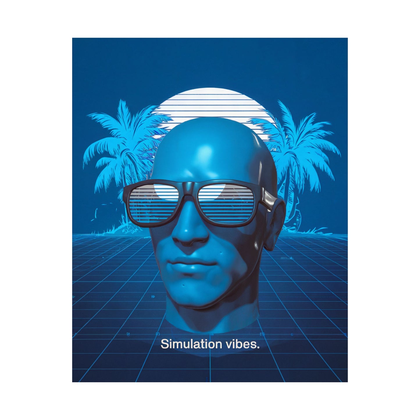 Simulation Vibes Poster