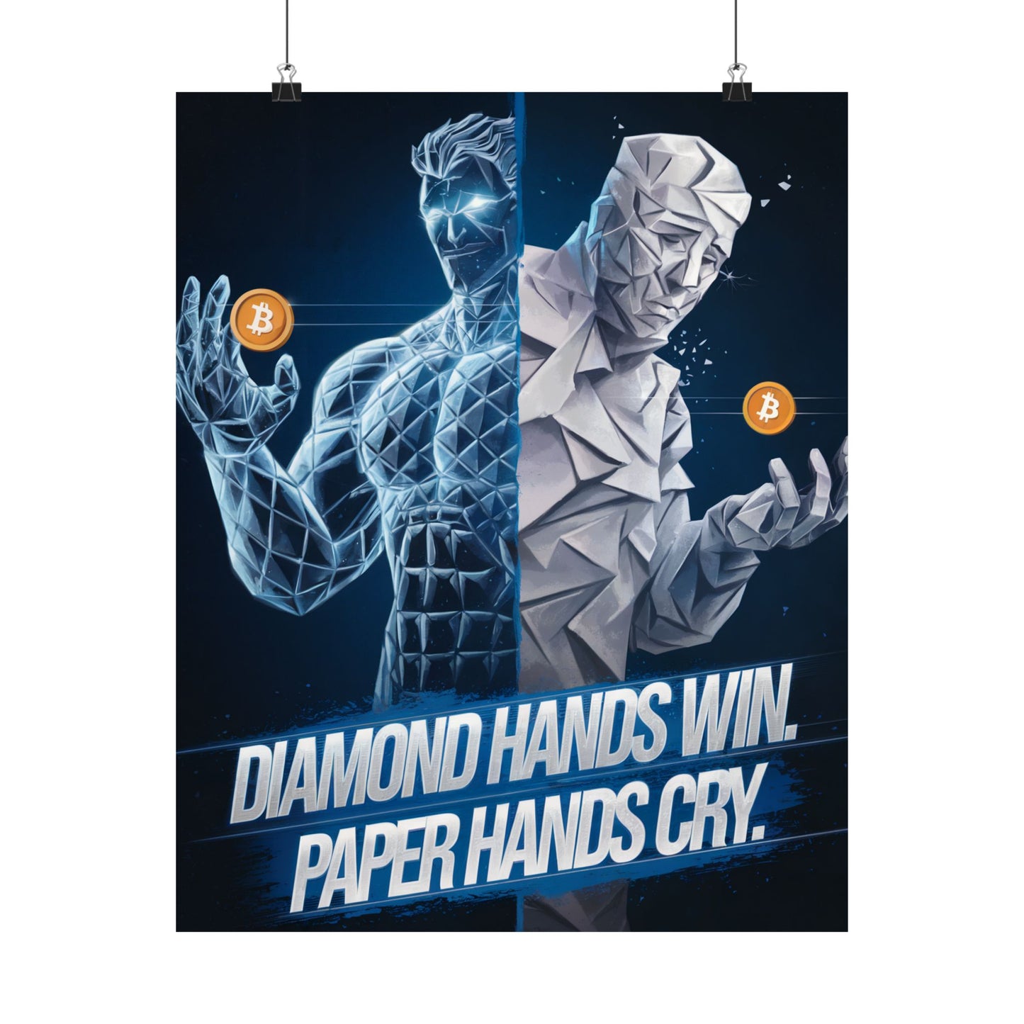 Diamond Hands Win Poster