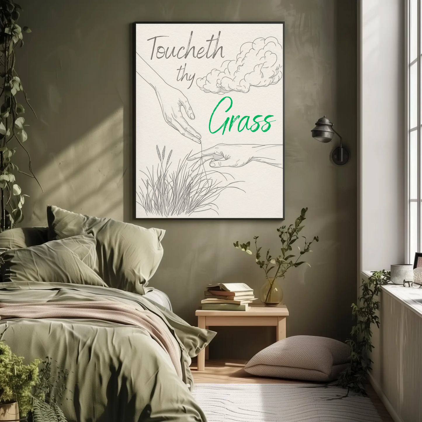 Touch Grass Poster