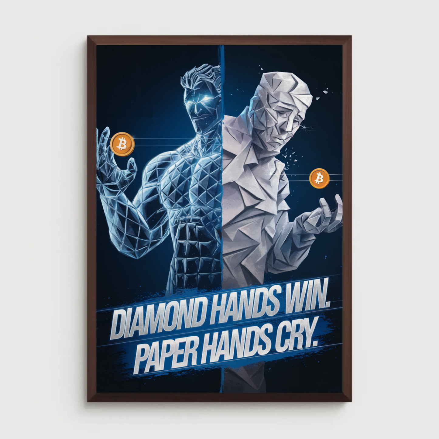 Diamond Hands Win Poster